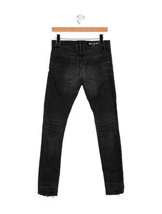 Balmain Mid-Rise Skinny Leg Jeans