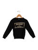 Balmain Kids' Logo Graphic Crew Neck Sweatshirt