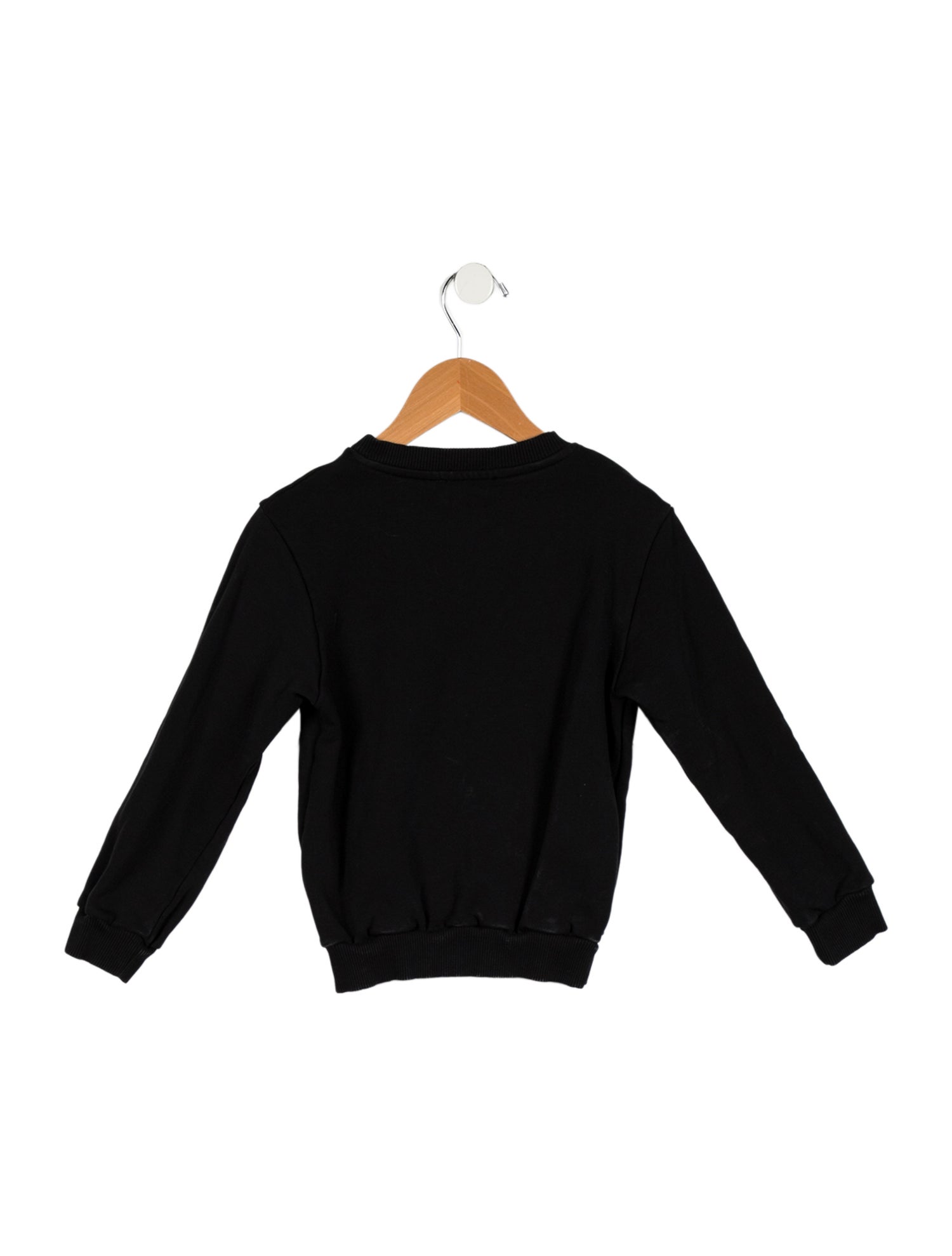 Balmain Kids' Logo Graphic Crew Neck Sweatshirt