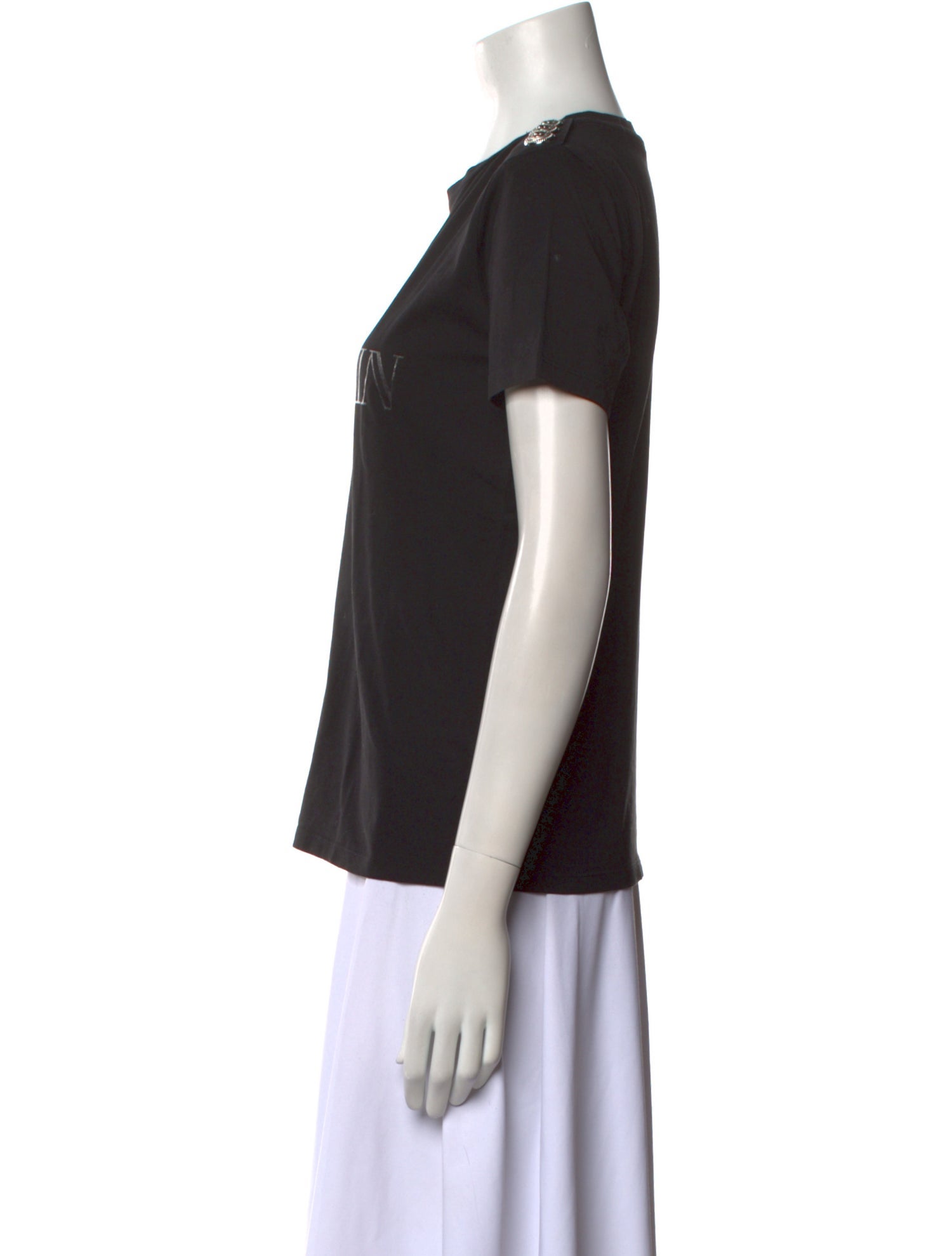 Balmain Graphic Print Crew Neck T-Shirt