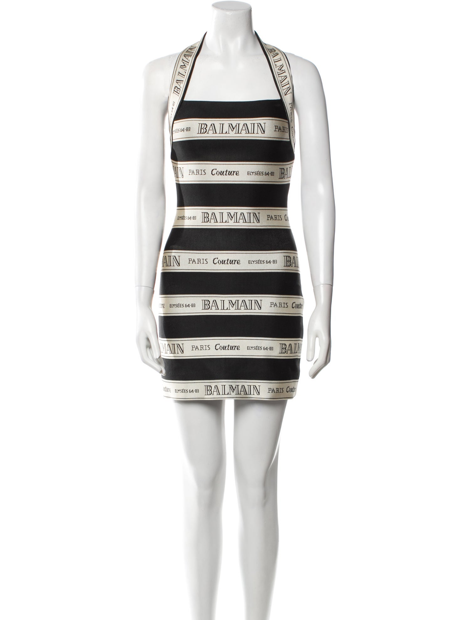 Balmain Printed Mini Dress w/ Tags