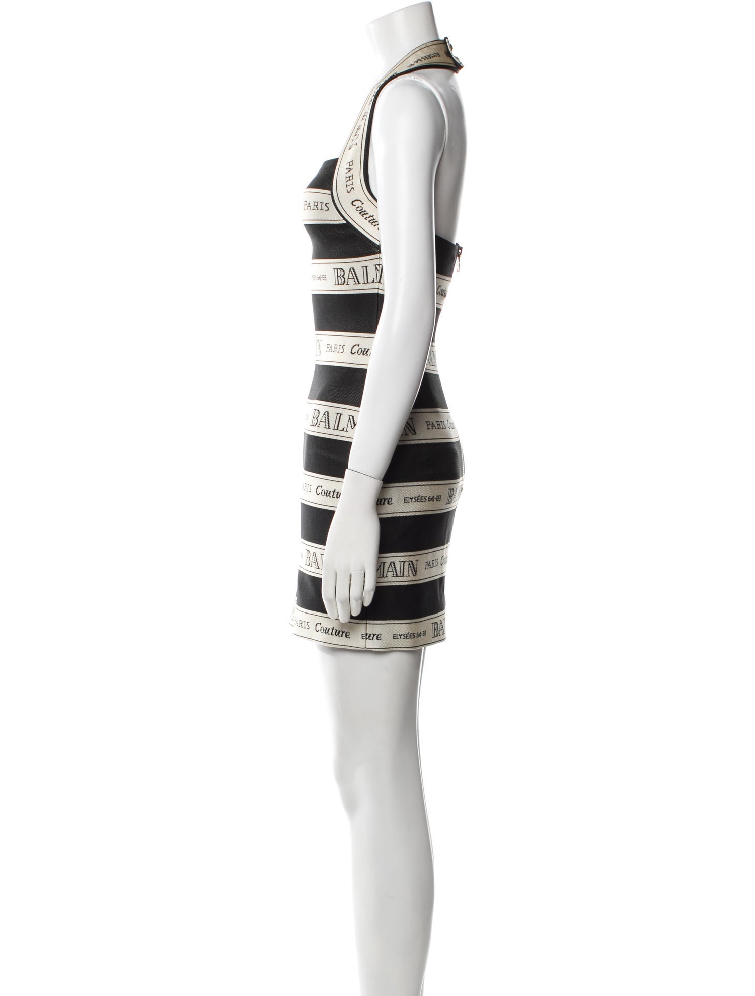 Balmain Printed Mini Dress w/ Tags