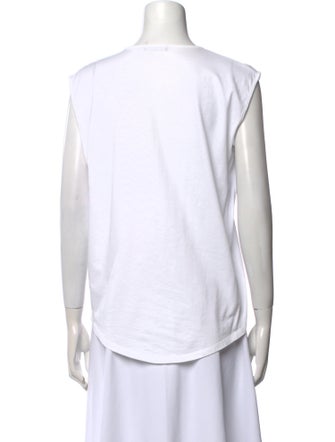 Balmain Graphic Print Scoop Neck T-Shirt