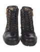 Balmain Leather Combat Boots