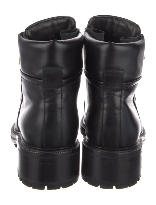 Balmain Leather Combat Boots