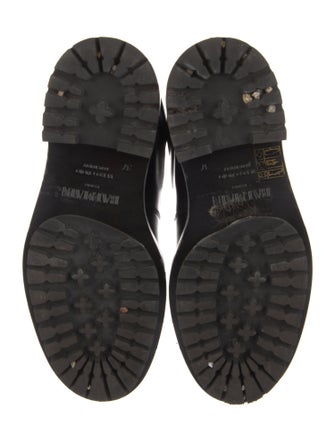 Balmain Leather Combat Boots