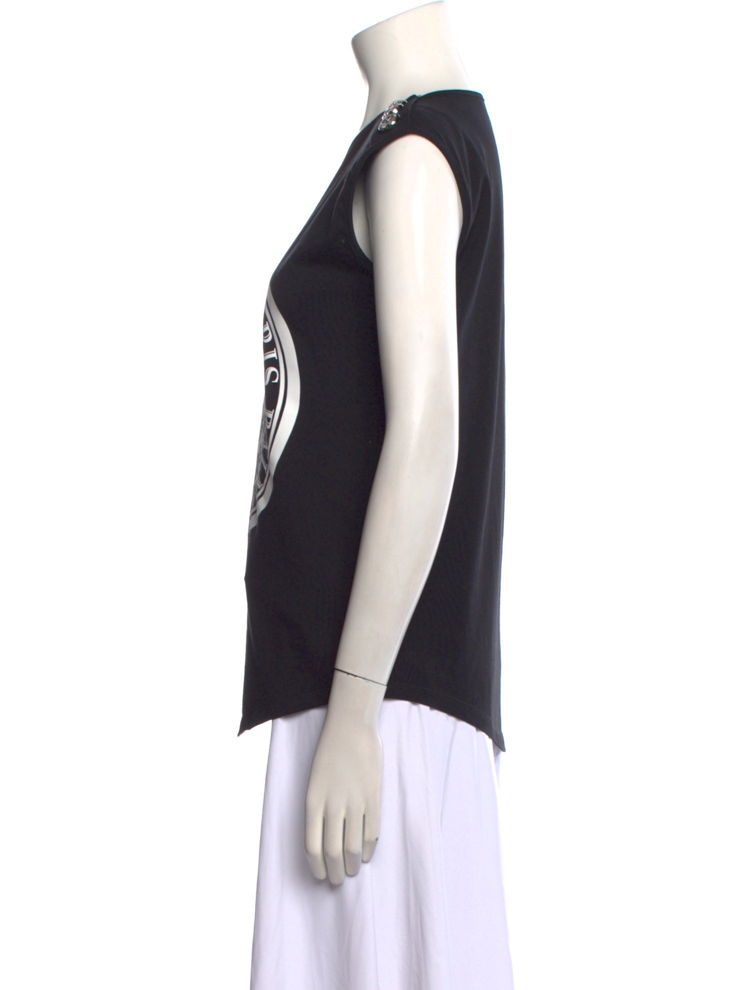 Balmain Graphic Print Crew Neck T-Shirt