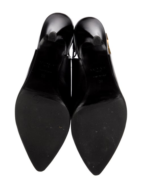 Balmain Leather Slingback Pumps