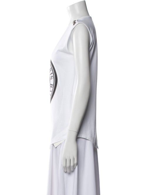 Balmain Graphic Print Scoop Neck T-Shirt