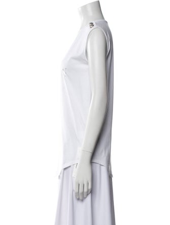 Balmain Graphic Print Scoop Neck T-Shirt