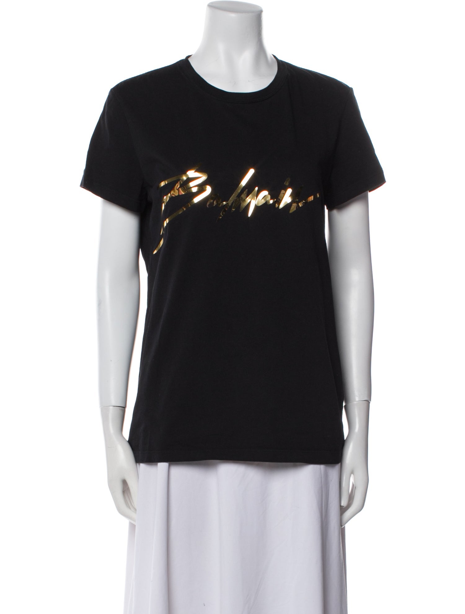 Balmain Graphic Print Crew Neck T-Shirt