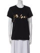 Balmain Graphic Print Crew Neck T-Shirt
