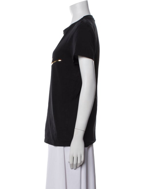 Balmain Graphic Print Crew Neck T-Shirt