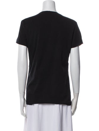 Balmain Graphic Print Crew Neck T-Shirt