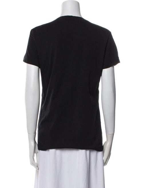 Balmain Graphic Print Crew Neck T-Shirt