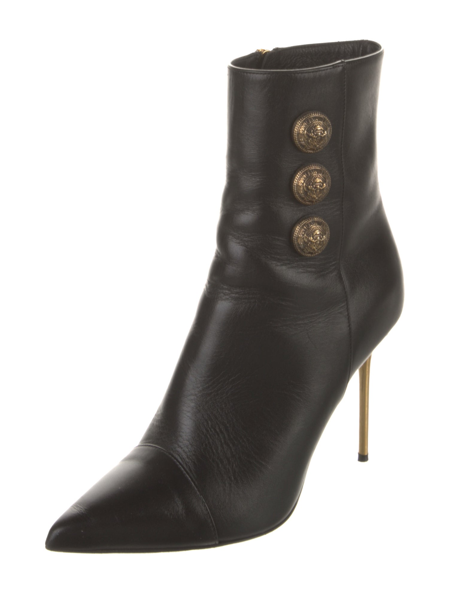 Balmain Leather Boots