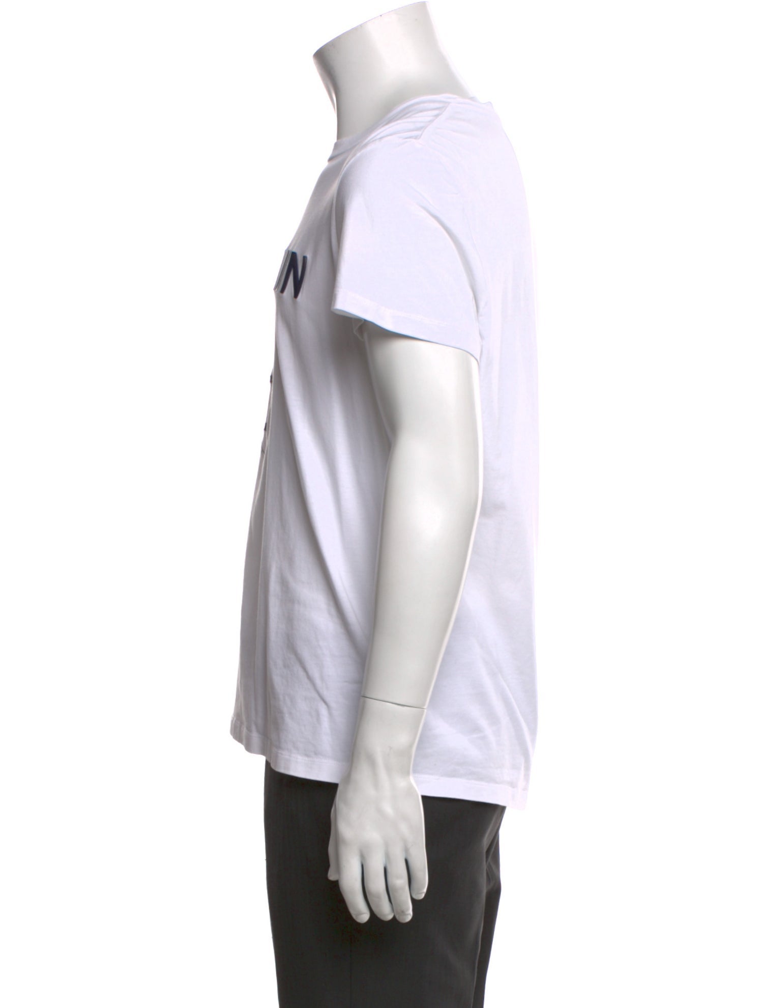 Balmain Graphic Print Crew Neck T-Shirt