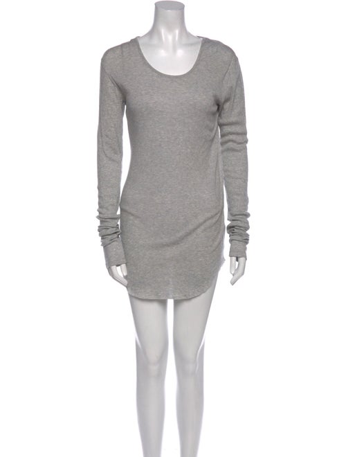 Balmain Scoop Neck Mini Dress