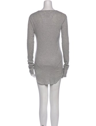 Balmain Scoop Neck Mini Dress