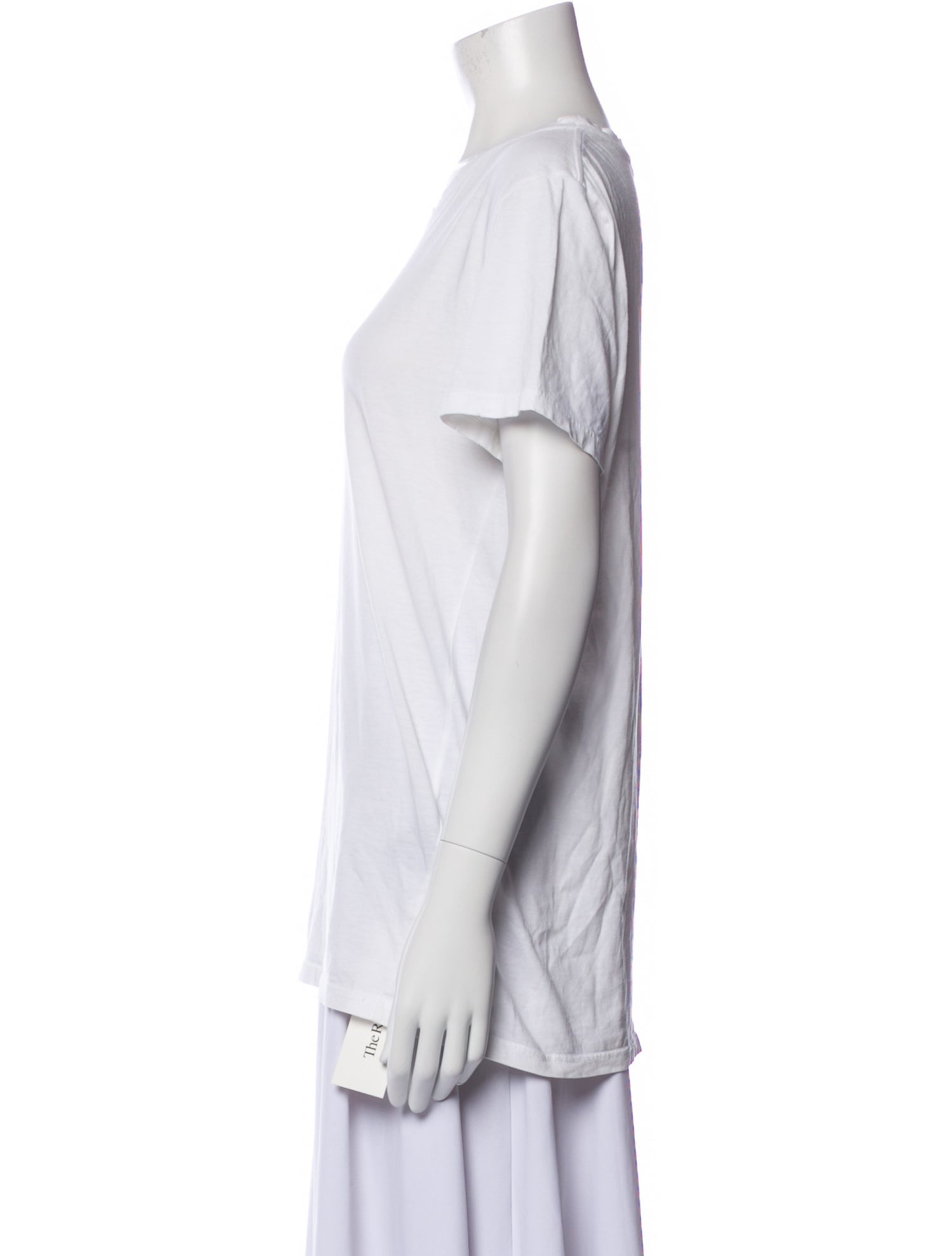 Balmain Scoop Neck Short Sleeve T-Shirt