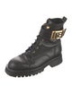 Balmain Leather Combat Boots