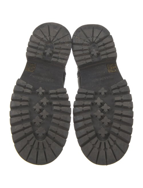 Balmain Leather Combat Boots