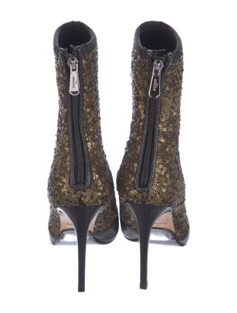 Balmain Sequins Sequin Embellishments Sock Boots