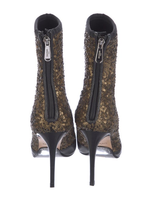 Balmain Sequins Sequin Embellishments Sock Boots
