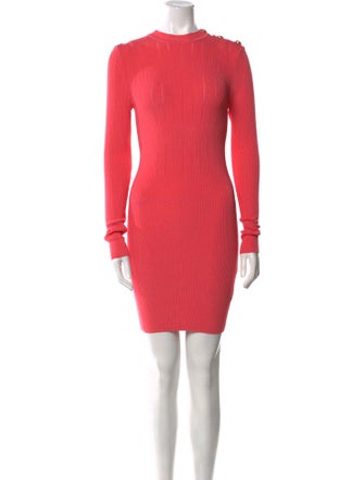 Balmain Virgin Wool Mini Dress