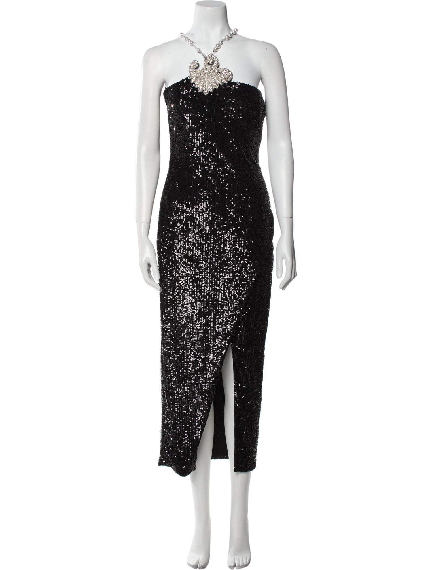 Balmain Sequin Long Dress