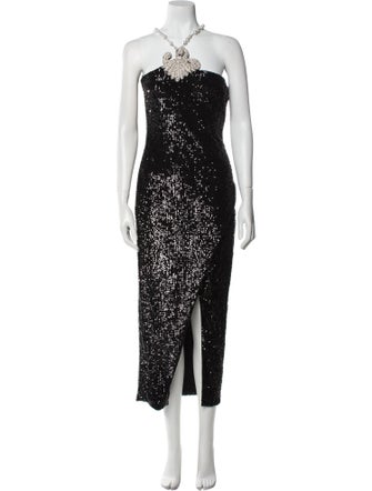 Balmain Sequin Long Dress