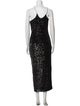 Balmain Sequin Long Dress