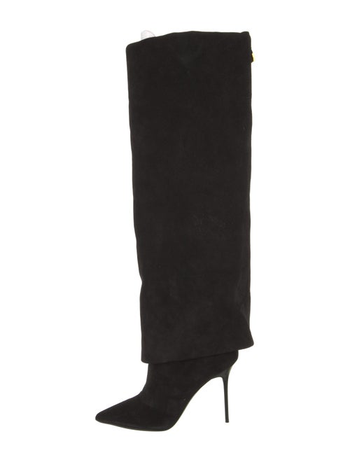 Balmain Bamboo Accent Suede Boots