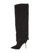 Balmain Bamboo Accent Suede Boots