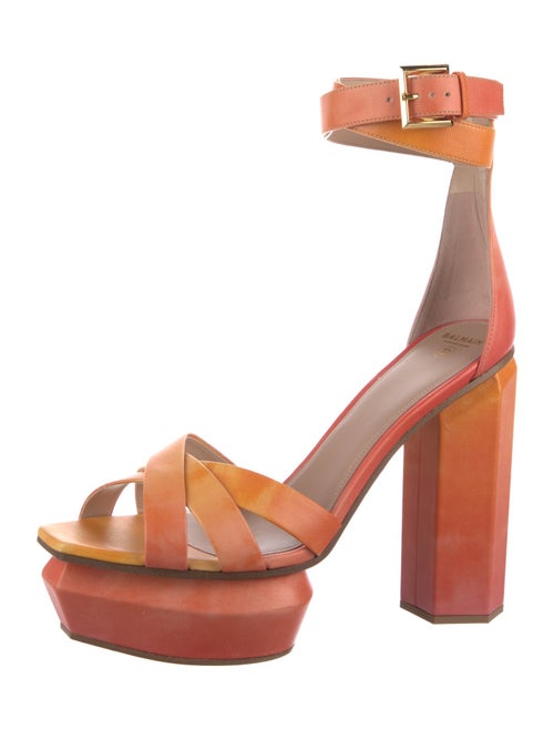 Balmain Leather Sandals