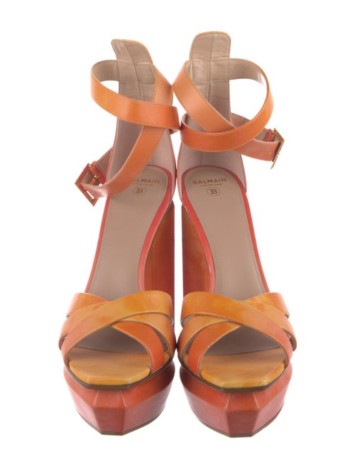 Balmain Leather Sandals