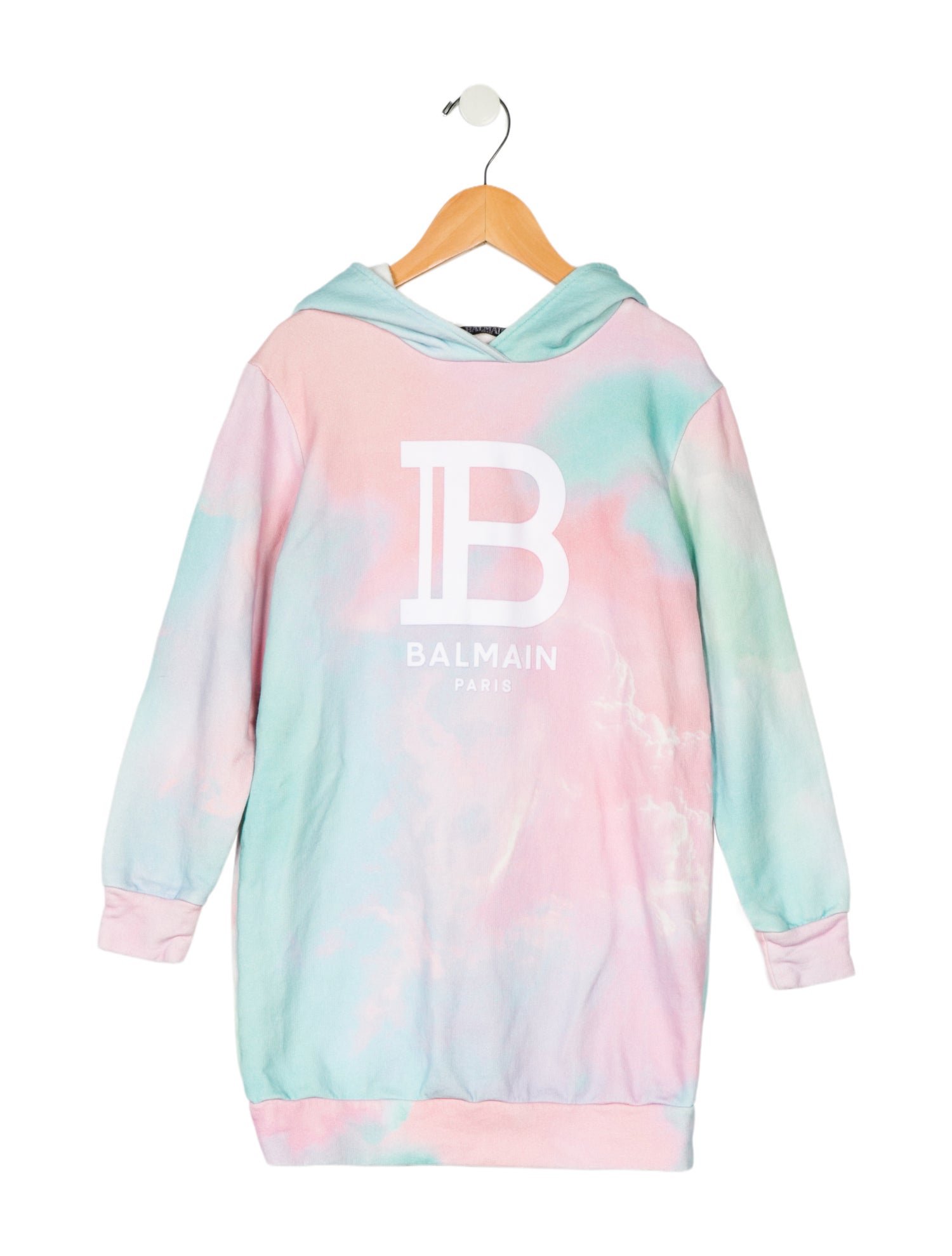 Balmain Girls' Graphic Sweatshirt Dress