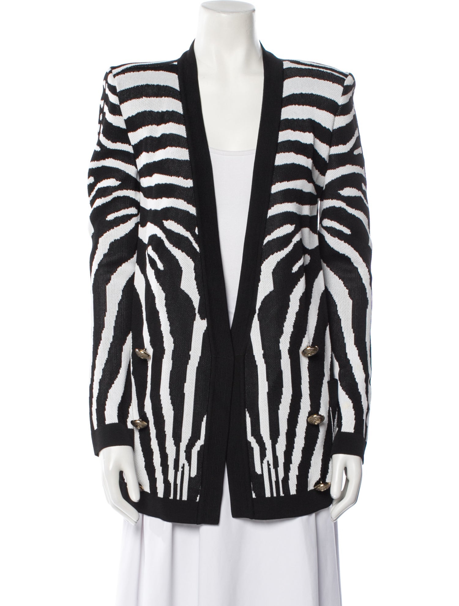 Balmain Striped Evening Jacket