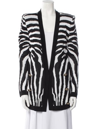 Balmain Striped Evening Jacket