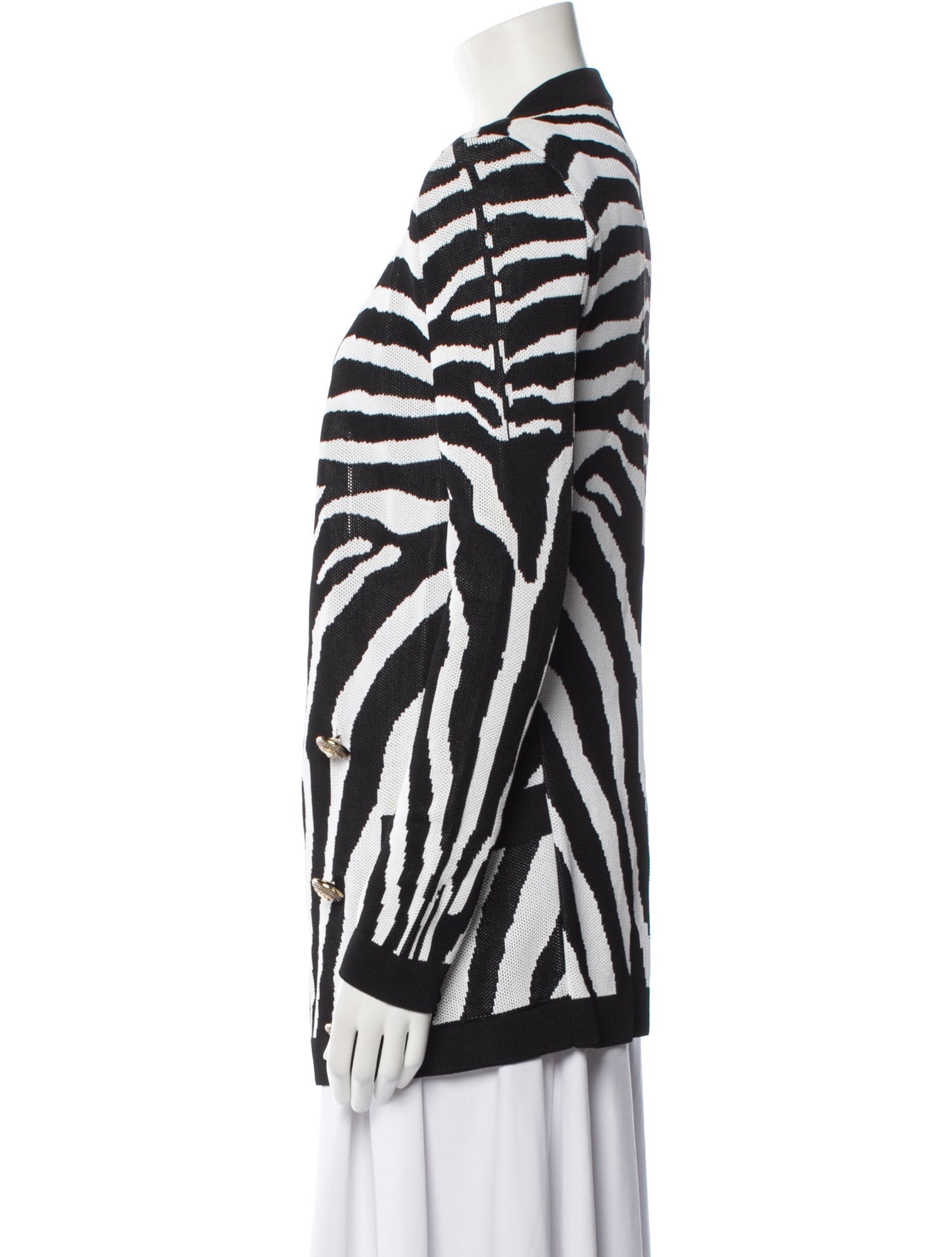 Balmain Striped Evening Jacket