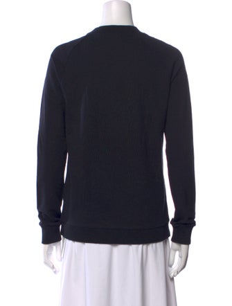 Balmain Graphic Print Crew Neck Sweater