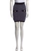 Balmain Striped Mini Skirt
