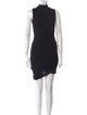 Balmain Turtleneck Knee-Length Dress