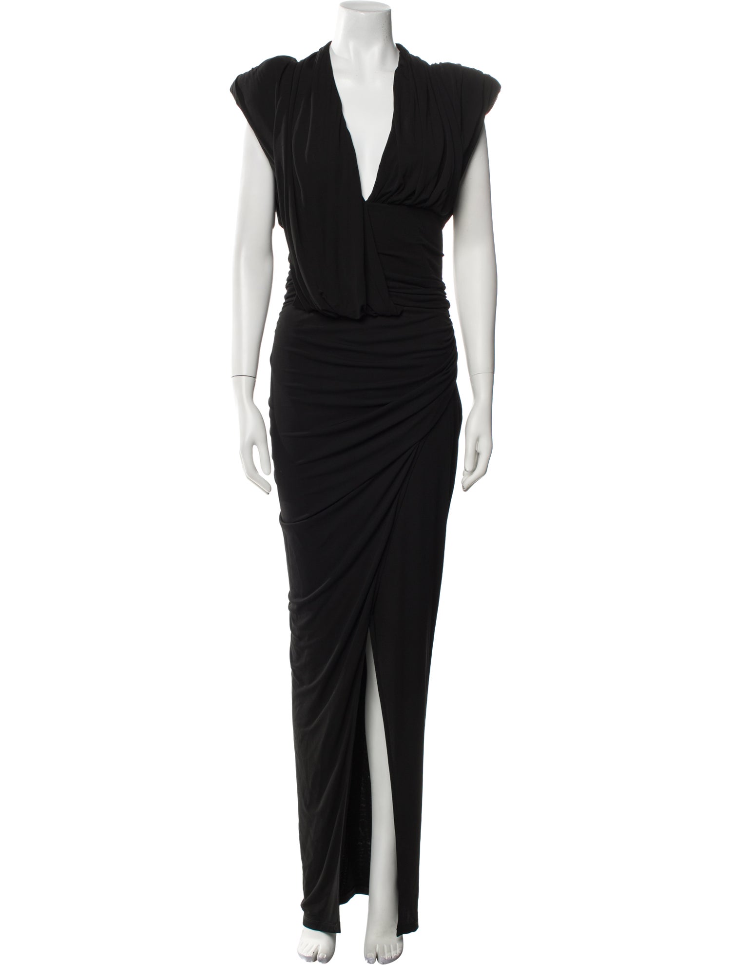 Balmain Cowl Neck Long Dress