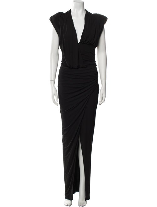Balmain Cowl Neck Long Dress