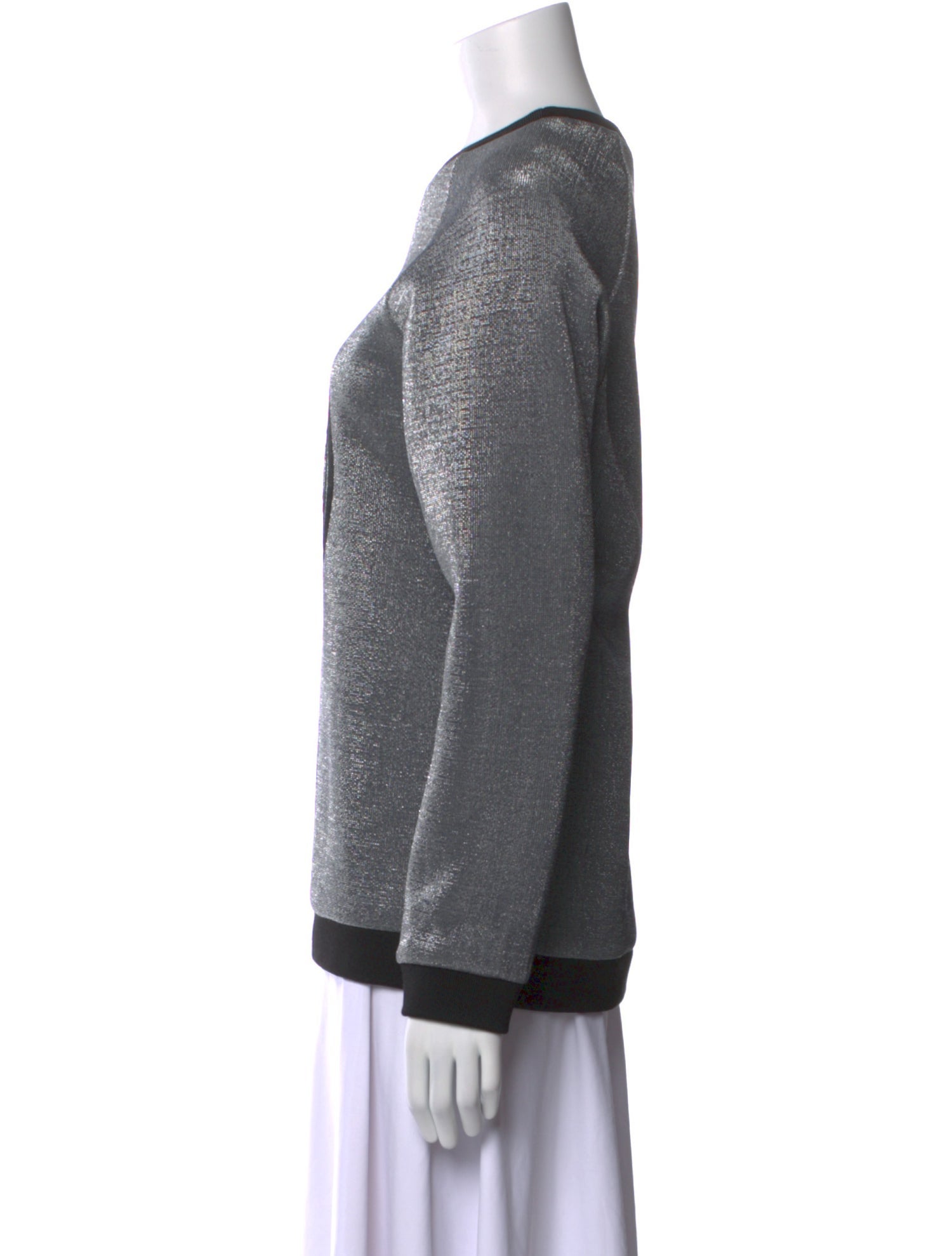 Balmain Graphic Print Crew Neck Sweatshirt