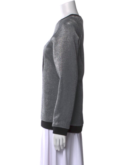 Balmain Graphic Print Crew Neck Sweatshirt