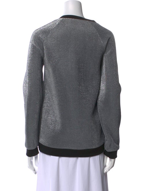 Balmain Graphic Print Crew Neck Sweatshirt