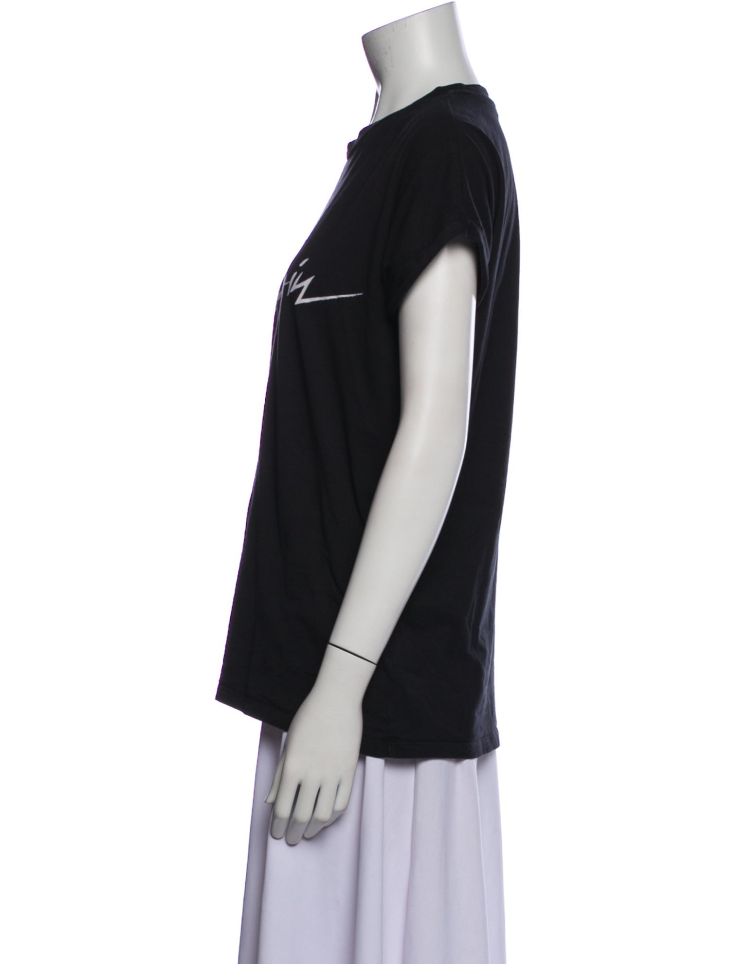 Balmain Graphic Print Crew Neck T-Shirt