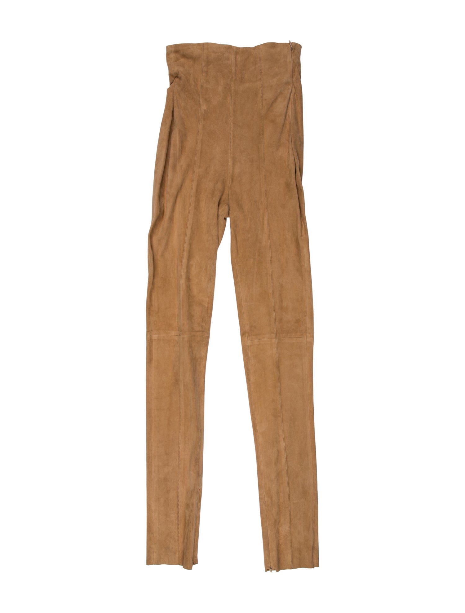 Balmain Suede Skinny Leg Pants